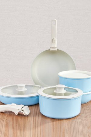 Gourmetific™ Cookware Set - Sky Blue