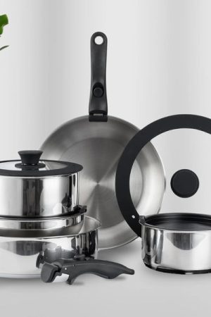 Gourmetific™ Stainless Steel Cookware Set