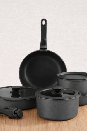 Gourmetific™ Cookware Set - Graphite Grey