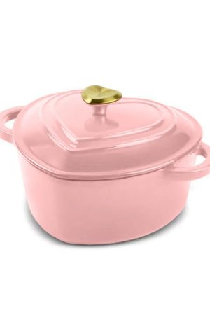 Gourmetific™ Heart-Shaped Cast Iron Pot