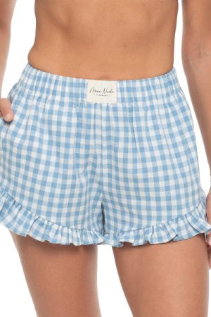 Azure Pajama Shorts