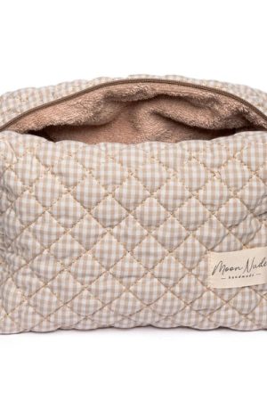 Nude Large Makeup Bag