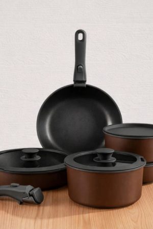 Gourmetific™ Cookware Set - Dune Taupe