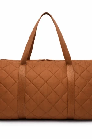 Autumn Large Duffel Bag - Spacious Quilted Travel & Gym Carryall