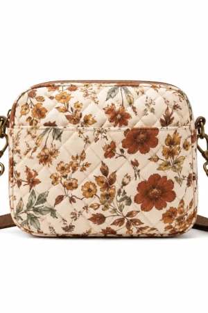 Autumn Mini Shoulder Bag | Quilted Floral Crossbody Purse for Women